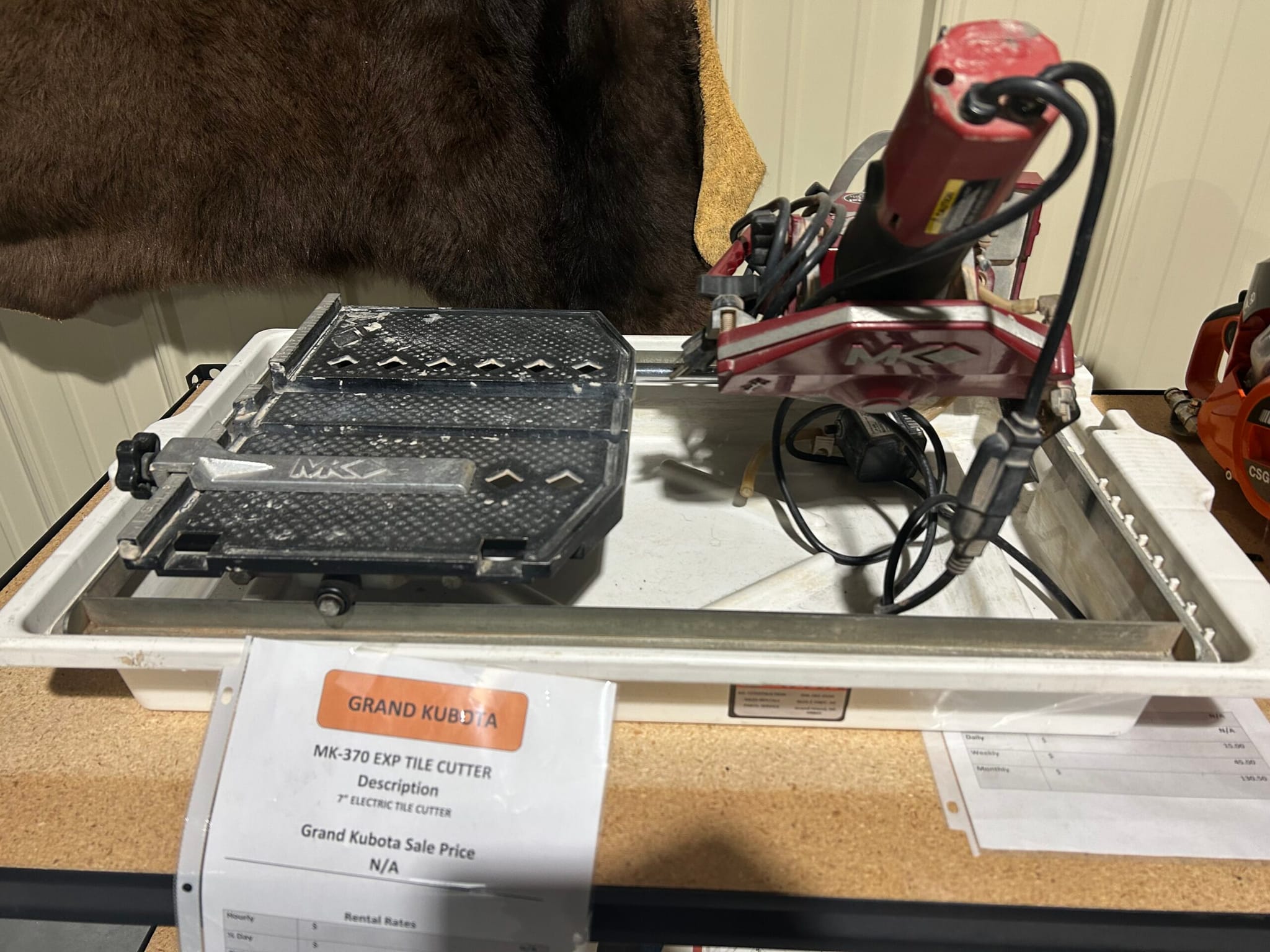 MK 156428-S wet tile saw